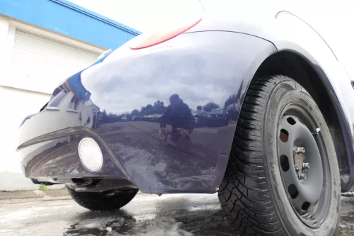 VW New Beetle 9C Stoßstange hinten Stoßfänger blau LG5T Heckstoßfänger (178018)