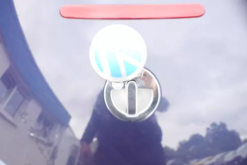 VW New Beetle 1C 9C Heckklappe mit Scheibe Klappe hinten blau LG5T (ohneSchlo (178019)