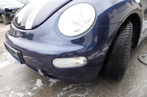 New Beetle 9C Stoßstange vorne Stoßfänger vorn blau LG5T mit Nebelscheinwerfer (178021)