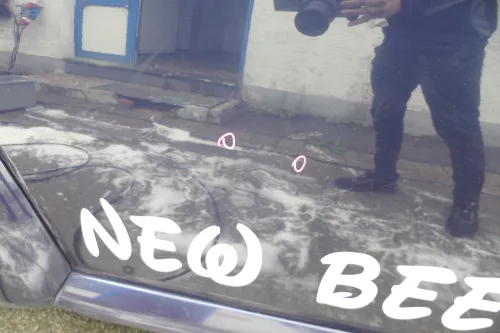 VW New Beetle 1C 9C Tür vorne links Fahrertür blau LG5T - OHNE Anbauteile (178025)