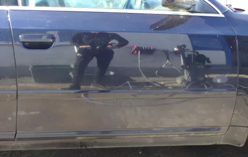 Audi A6 4B C5 Tür nur Türblatt vorne rechts Beifahrertür blau LZ5L