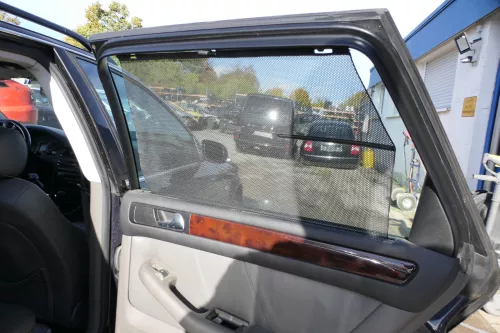 4x A6 4B Türverkleidung Verkleidung Tür vorne hint links rechts Leder grau swing (178118)