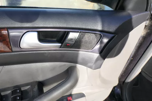 4x A6 4B Türverkleidung Verkleidung Tür vorne hint links rechts Leder grau swing (178118)