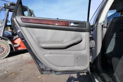 4x A6 4B Türverkleidung Verkleidung Tür vorne hint links rechts Leder grau swing (178118)