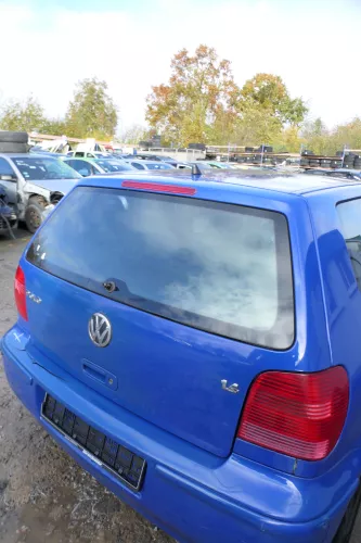 Polo 6N2 Heckklappe Klappe hinten Kofferraumklappe blau LW5Z Scheibe (178380)