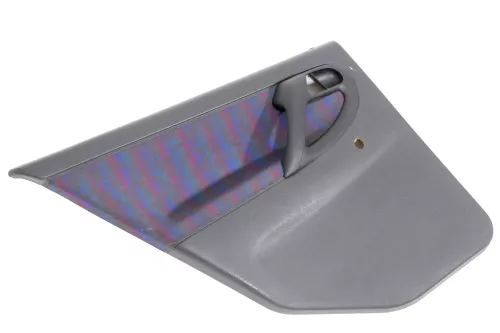 1x Polo 6N Türverkleidung Verkleidung Tür hinten links 4/5-Türer off-black lila (178402)