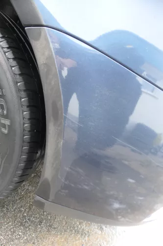 VW Golf 5 1K V Stoßstange vorne Frontoßstange Stoßfänger blau grau LC5F (178484)