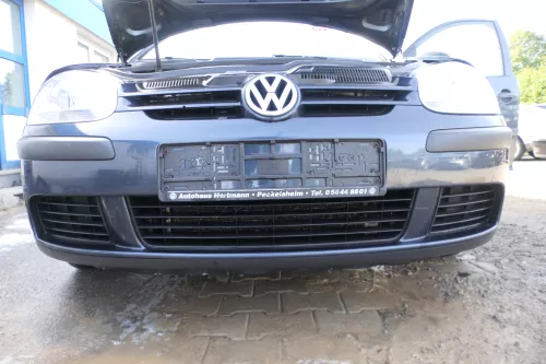 VW Golf 5 1K V Stoßstange vorne Frontoßstange Stoßfänger blau grau LC5F (178484)