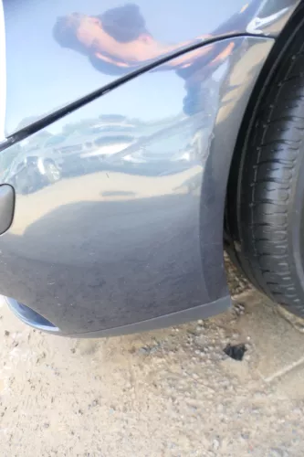 VW Golf 5 1K V Stoßstange vorne Frontoßstange Stoßfänger blau grau LC5F (178484)