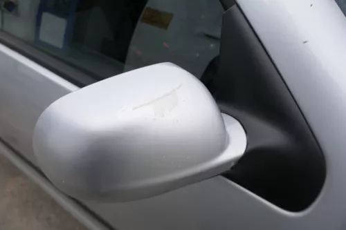 Golf 4 Bora elektrischer Spiegel vorne rechts Außenspiegel grau silber LA7W Glas (178519)