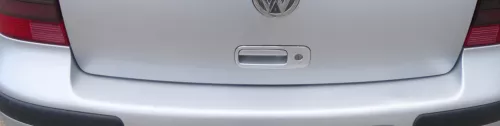 VW Golf 4 Limousine Stoßstange hinten Heckstoßstange Stoßfänger silber LA7W (178529)