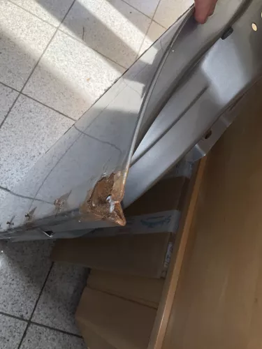 A4 B5 Tür nur Türblatt vorne links Fahrertür silbrer LY7M Kombi od Limo - Rost (178545)