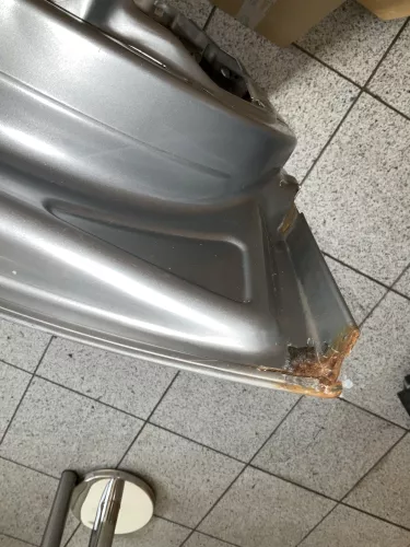 A4 B5 Tür nur Türblatt vorne links Fahrertür silbrer LY7M Kombi od Limo - Rost (178545)