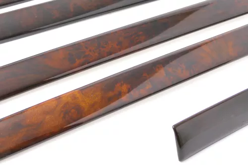 A4 B5 Verkleidung Klappe Abdeckung Dekor Holz Optik Nuss-Wurzelholz Echtholz 5MG (178557)