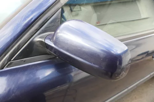 VW Passat 3BG 3B elektrischer Spiegel Außenspiegel links blau LN5Y