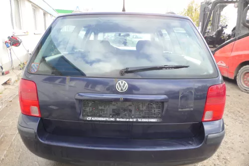 VW Passat 3B Kombi Variant Heckklappe Klappe hinten mit Scheibe blau LN5Y