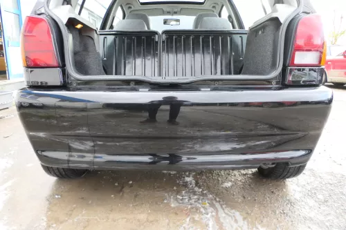 VW Polo 6N Stoßstange hinten breite Styling XXL Heckstoßstange schwarz L041