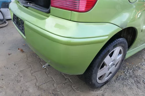 VW Polo 6N2 Stoßstange hinten Heckstoßstange Stoßfänger grün LA6M (178736)