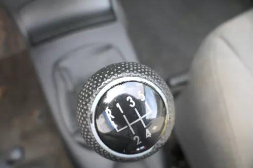 VW Lupo Polo 6N2 Schaltknauf Schaltsack Schaltung Schaltknüppel schwarz Leder (178754)