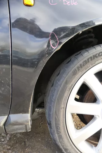 Audi A3 8L Kotflügel vorne rechts schwarz LY9B (178798)