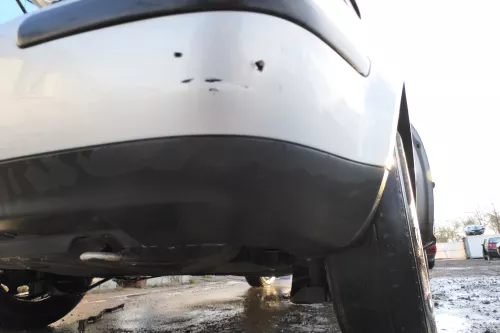 Golf 4 Limousine Stoßstange hinten Heckstoßstange Stoßfänger silber LB7Z Spoiler (178833)