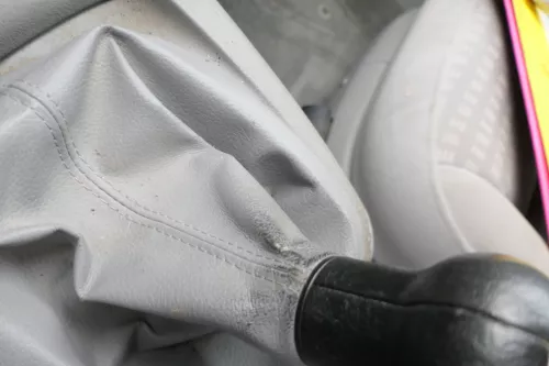 VW Passat 3B 3BG Schaltknauf Schaltsack Schaltung Schaltknüppel 5-Gang grau (178922)