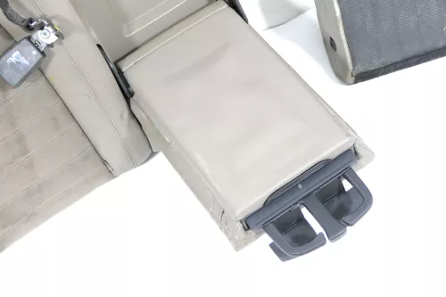 VW Passat 3C Kombi Sitz Rückbank Rücksitzbank Sitze Leder Lehne latte macchiato (179149)