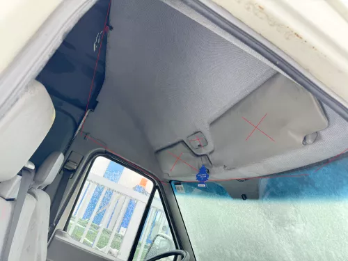 VW LT 35 2D 28 Himmel Decke Dachhimmel Dach oben Hoch - vorne