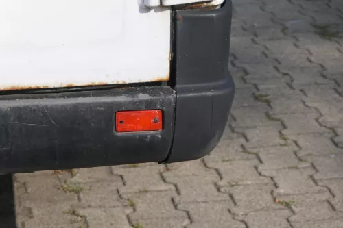 VW LT 35 2D Stoßstange hinten Frontstoßstange schwarz Träger (179202)