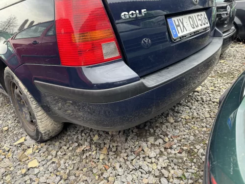 VW Golf 4 Kombi Avant Stoßstange hinten Heckstoßstange Stoßfänger blau LA5G (179213)