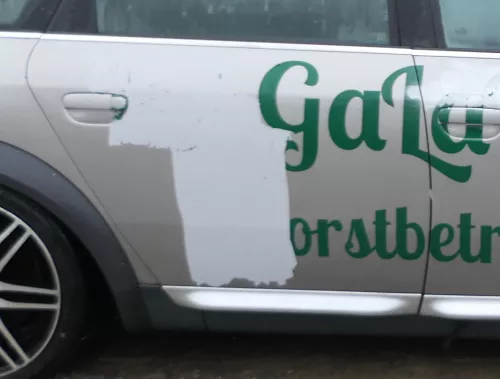 A6 4Z Allroad Tür Türblatt hinten rechts grau + Rahmen - ohne Anbauteile