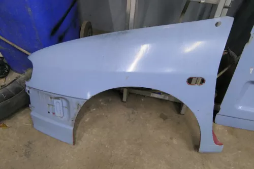 VW Caddy 9K Ibiza 6K Kotflügel vorne links blau - 6K0821021B  bis Bj.1996