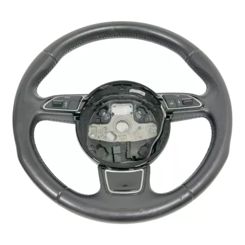 Audi A6 4F A4 8K Lederlenkrad Leder 3-Speichen Multifunktions schwarz Sport
