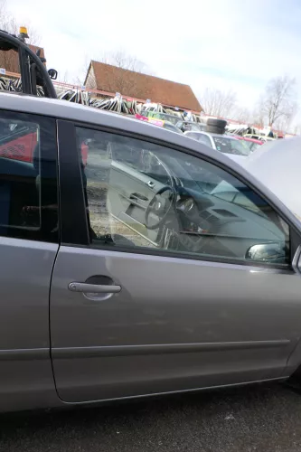 Polo 9N 9N3 Tür vorne rechts Beifahrertür 2/3-Türer grau LD7W -ohneAnbauteile (179417)