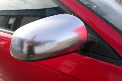 2xAudi A3 8P elektrischer Spiegel Außenspiegel vorne links + rechts silber chrom (179481)