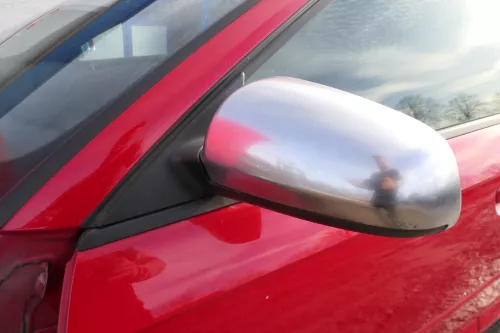 2xAudi A3 8P elektrischer Spiegel Außenspiegel vorne links + rechts silber chrom