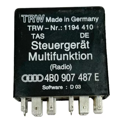 Audi A4 B5 A6 VW Sharan Passat 3B Relais 609 Multifunktion Lenkrad 4B0907487E