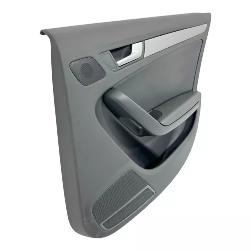 1x A4 8K B8 Türverkleidung Verkleidung Tür hinten rechts schwarz schwarz K-Leder (179601)