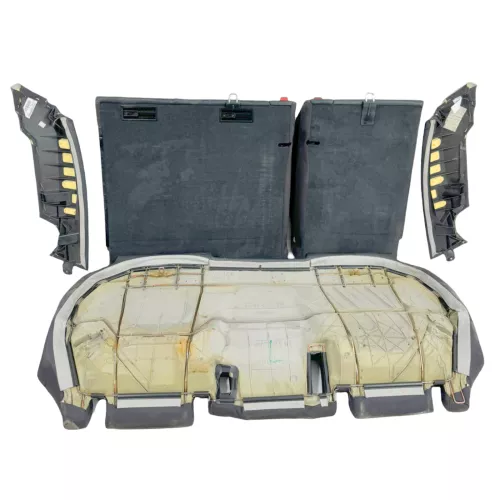 A4 8K B8 Sitz Rückbank Rücksitzbank hinten 3-Punkt-Gurt schwarz soul Leder (179624)