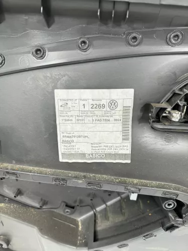 1x VW Polo 6R Türverkleidung Verkleidung Tür 4/5-Türer vorne rechts schwarz (179666)