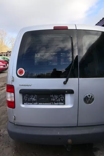 VW Caddy 2k Flügeltür hinten links silber LA7W mit Scheibe OHNE Anbauteile (179715)