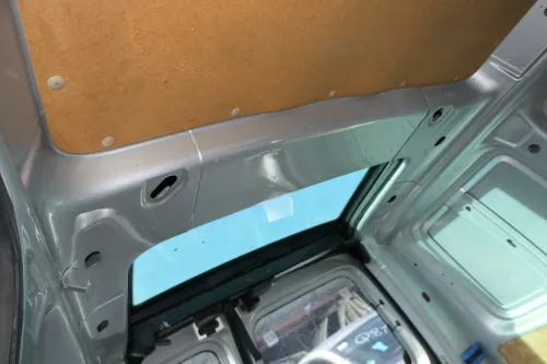 VW Caddy 2K Schiebedach Öffnung Ausstieg Dach oben Dachladeklappe Klappe