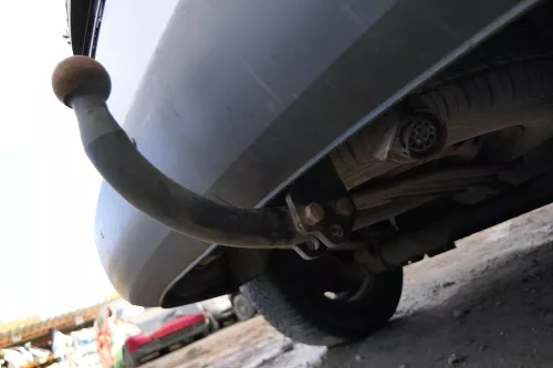 VW Caddy 2K Stoßstange hinten Heckstoßstange Stoßfänger grau graphit nicht lack (179722)