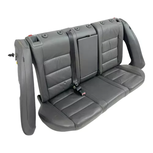 VW Jetta 1K Sitz Rückbank Rücksitzbank Sitze Leder Lehne anthrazit (179761)