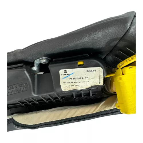 VW Jetta 1K Sitz Rückbank Rücksitzbank Sitze Leder Lehne anthrazit (179761)