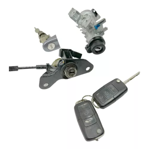 VW Jetta 2K Zündschloß Schloß Zündung 2x Schlüssel Türschloß Heckklappe (179770)