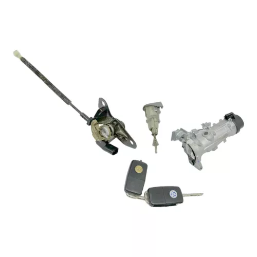 VW Jetta 2K Zündschloß Schloß Zündung 2x Schlüssel Türschloß Heckklappe (179770)