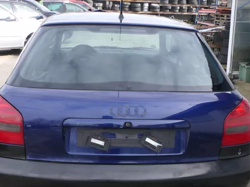 A3 8L bis cBj. ca1999 Heckklappe Kofferraumklappe Klappe hinten blau LZ5K Scheib
