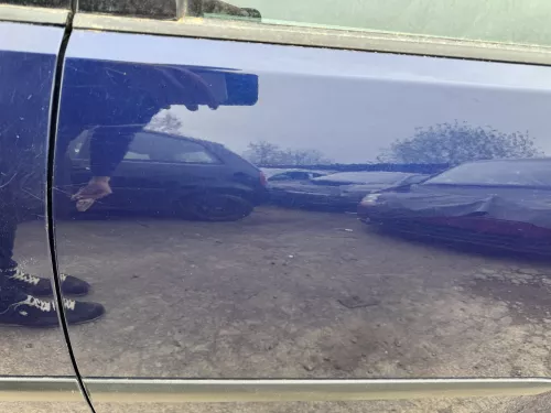 VW Polo 9N 9N3 Tür hinten links 4/5-Türer blau LB5N - ohne Anbauteile (180033)