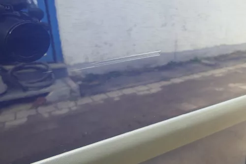 VW Polo 9N 9N3 Tür hinten links 4/5-Türer blau LB5N - ohne Anbauteile (180033)